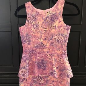 Ruum Gold pattern dress